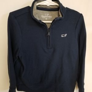 Navy Vineyard Vines half zip 4t